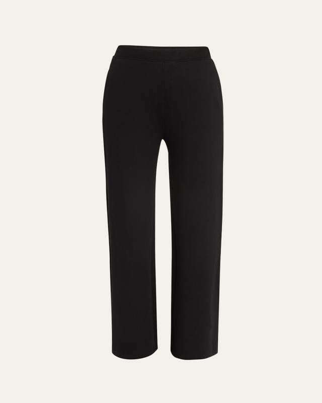 Wide-Leg French Terry Pants